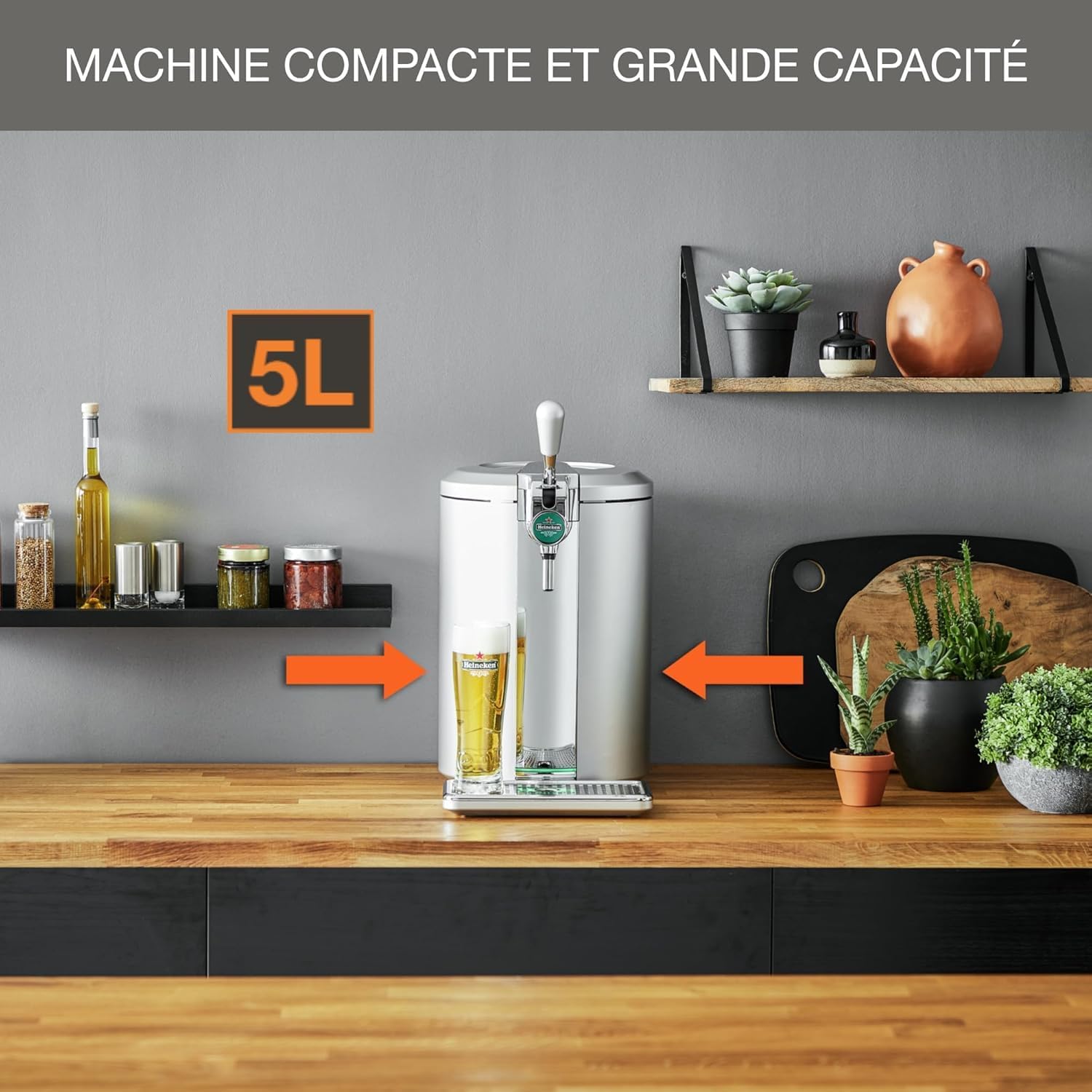 Machine bière pression, Fûts de 5 L / 2 Fûts OFFERTS