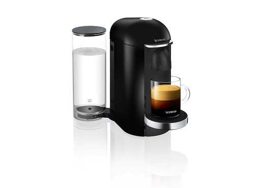 Vertuo Plus Deluxe Round Top Black